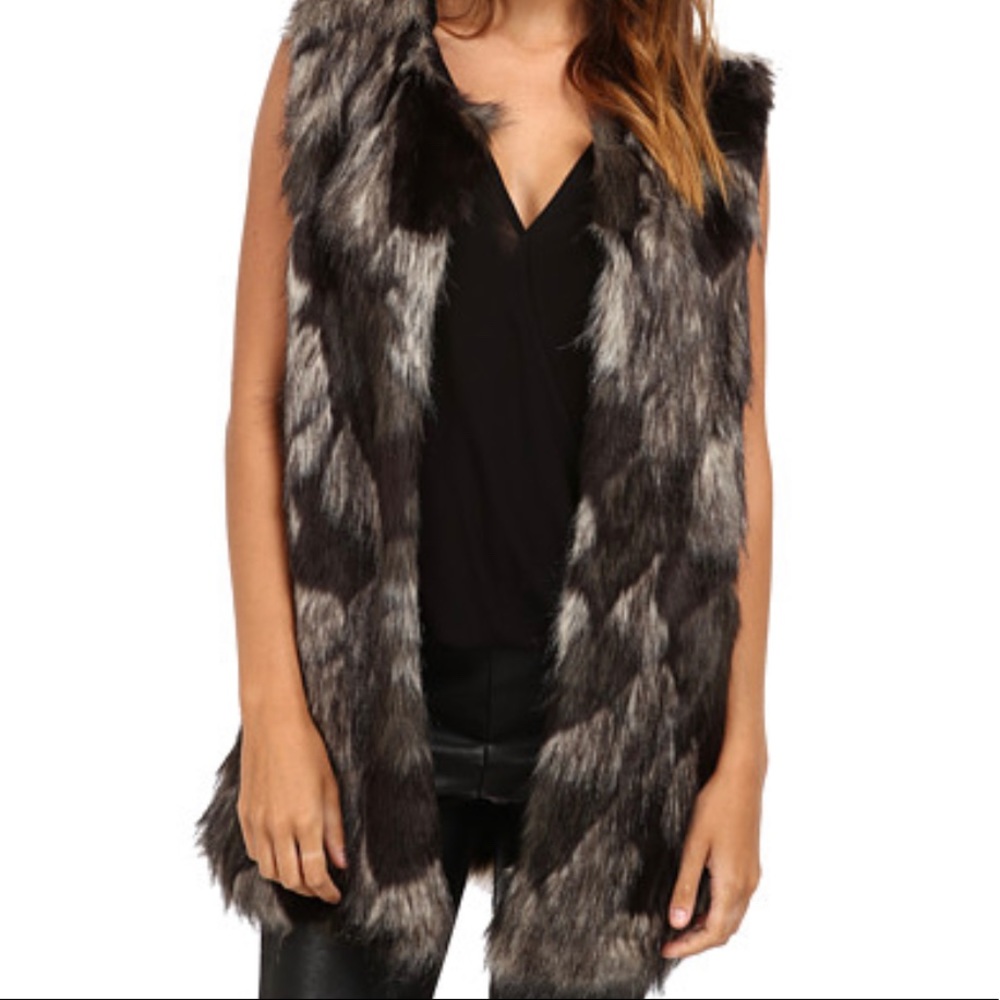 BCBGeneration Fur Vest